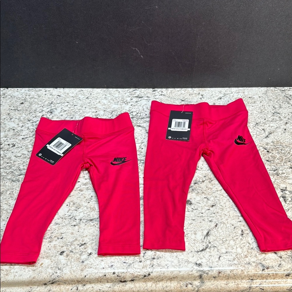 Nike Kids Rush Pink Leggings. Bundle. NWT. 2T&3T